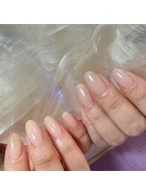 ヒラソルネイル(Girasol nail)/ワンカラーネイル　