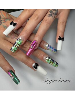 チェックネイル