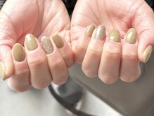 ミーム(meme)/グリーン×ラメ