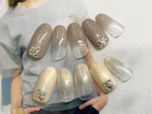 ネイルサロン キャンディネイル(Candy Nail)/ストーンデザイン￥５５００