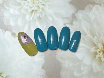 ビューティフルムーン ネイル 本厚木(Beautiful Moon Nail)/持ち込みアート2~4本