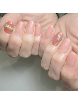 ミント(Mint.)/ヤシの木◇ジェルネイル