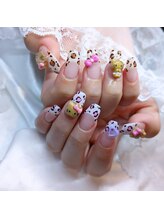 ヘネシー 仙台店(HENECY)/豹柄秋ネイル/パラジェル/仙台