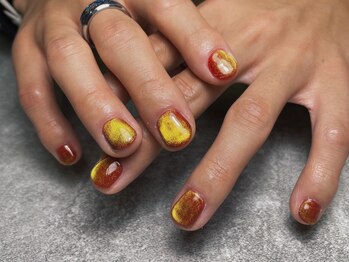 オムネイル 渋谷(HOMME NAIL)/マグネットネイル ¥6.600