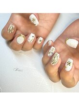 ドットビー(.Bee)/冬のブライダルネイル