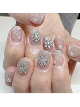 ネイルージュ 梅ヶ丘店(Nailouge)/雪の結晶ネイル☆