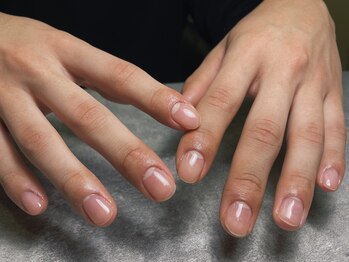 オムネイル 渋谷(HOMME NAIL)/クリアジェル ¥4.400