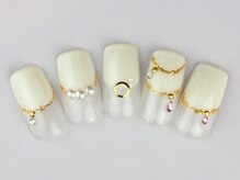 ライトネイルズ イバラキ(light nails IBARAKI)/ゴージャス！ブライダルネイル♪