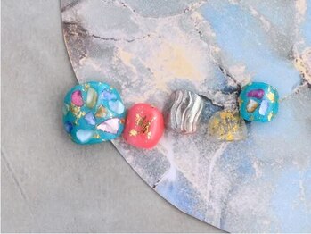 ゆびノさき/足が映える配色♪