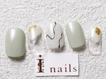 アイネイルズ 梅田店(I nails)/うねうねニュアンス ¥7700