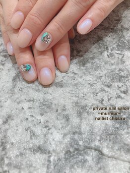 プライベート ネイルサロン マーマ(murmur)/ターコイズビジュー