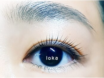 ロカ(loka)の写真/自まつ毛を生かしたナチュラル仕上げ♪目元のカーブに合わせたデザインやカールで長さを最大限に魅せる♪