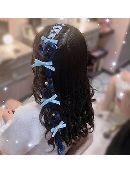 セブンティーン(Seventeen)/レースアップ×ハート編みたらし