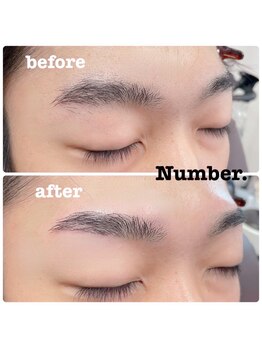 ナンバー(Number.)/キリッと爽やか【メンズ眉】