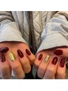 短い爪 ネイル シェルネイル