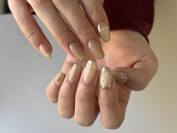 プチナノ(petitnano)/【rina】ニュアンスネイル