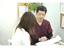 整体院 リセットの雰囲気（カウンセリングや今後の改善プランを作成します。）