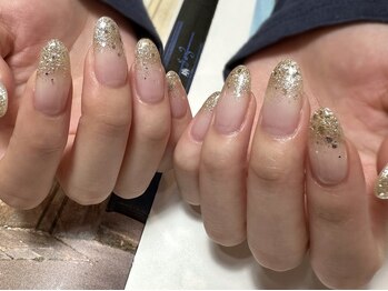 デューネイルスタジオ(dew nail studio)/ラメグラデーション