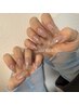 初回【hand】french or gradation nail (クリアベース)