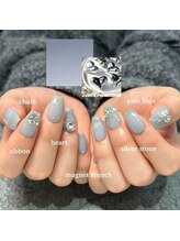 メルシー(Merci)/淡色ブルー　by本間