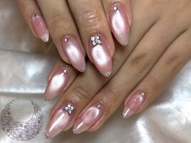 ラメライン＋マグネット＋パーツ