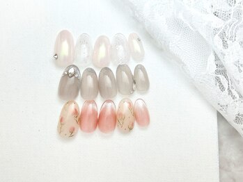 ネイルサロン アビー 宮益坂店(abbie)の写真/ミラーやマグネットなど月ごとにトレンド定額デザイン選べます♪パラジェル取扱いあり◎