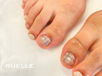 リュエル(RUELLE)/チェックネイル