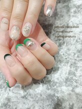 プライベート ネイルサロン マーマ(murmur)/ミラー×フレンチネイル