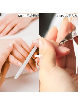 プルーヴ(PROVE)/★［１］爪の形成［２］お手入れ