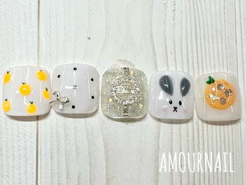アムールラッシュ 新宿店(Amour lash)/フット 親指アートコース