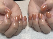 マウムネイル(maeum nail)/オレンジラメ