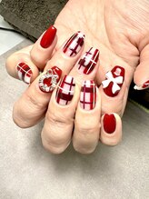 ラキネイル(LAKI Nail)/チェック柄ネイル