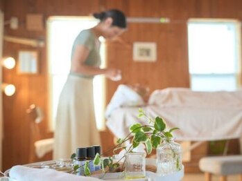 グリーンセラピー(Green therapy)の写真/春が旬のローズの甘くピュアな香りがハートを癒しOPENに。全身フルコースで幸せに満ちあふれるご褒美時間♪
