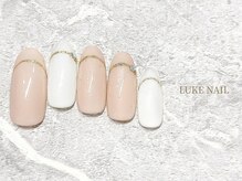パラジェル・フィルイン導入店　LUKE NAIL Ginza【ルークネイルギンザ】/シンプルアートコース