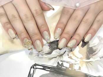 リボン(Ribbon)/【mikaネイル】フレンチネイル