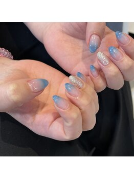 ロア ネイル(Loa_Nail)/ブルーグラデ