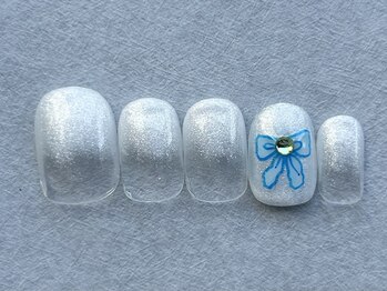 カラ ネイル 中津店(calla nail)/リボンネイル