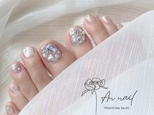 アンネイル(An nail)/【ネイルデザイン】フットネイル