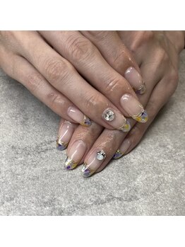 ネイルサロンファストネイルプラス 新宿店(FAST NAIL PLUS)/2025夏ネイル【フレンチネイル】