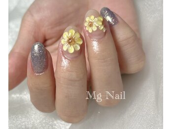 エムジーネイル(Mg Nail)/フラワーネイル