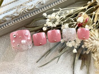 レアレアネイル(Lealeanail)/【パラジェル】FOOTシンプル