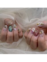 リボン ド ティアラ(Ribbon de Tiara)/☆MOE**キラキラネイル☆