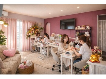 チェリーブロッサム(A CHERRY BLOSSOM)の写真/初めての方も迷ったらココ♪まるで実家に帰ってきたようなアットホームで通いやすい空間で癒しのネイルを♪