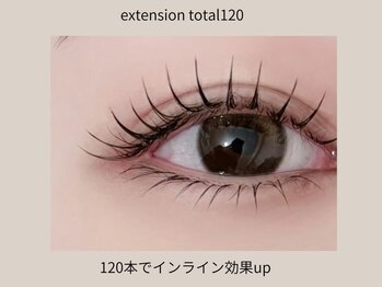 まつげエクステサロンフレル銀座/マツエク120本/Cカール