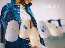 アグニークリッシェ(Agunik Riche)/【押し花ネイル】