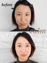 カーム(calm)/【ビフォーアフター】フルメイク