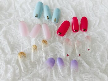 ネイリシャス(NAILICIOUS)の写真/【オフ込◆ワンカラ-/グラデ¥3850】可愛いがお手頃価格で♪お好きなカラー1色でグラデ・ワンカラ-から選択!