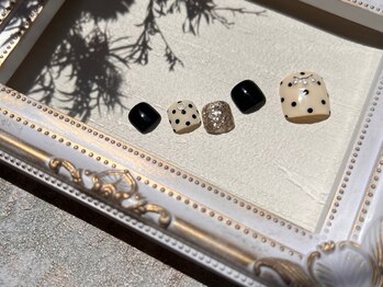 ラスターネイル(Luster nail)/ドットネイル☆