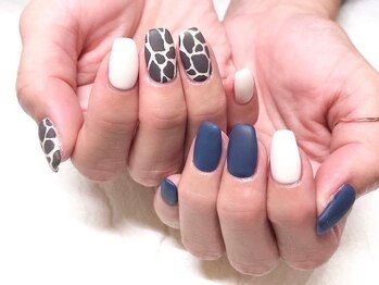 ビューティービースト フォー ネイルアンドアイラッシュ 熊本店(beauty:beast)/アニマル柄×マットコート