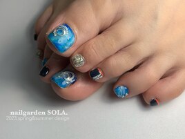 フット　海ネイル